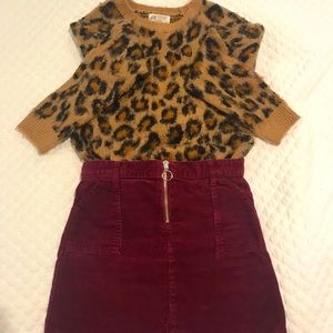 Girls size 8 leopard outfit.